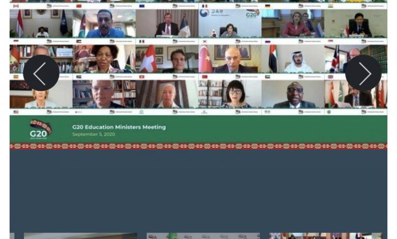 Photo of وزراء التعليم في «العشرين» يؤكدون أهمية استمرارية عملية التعليم خلال الأزمات