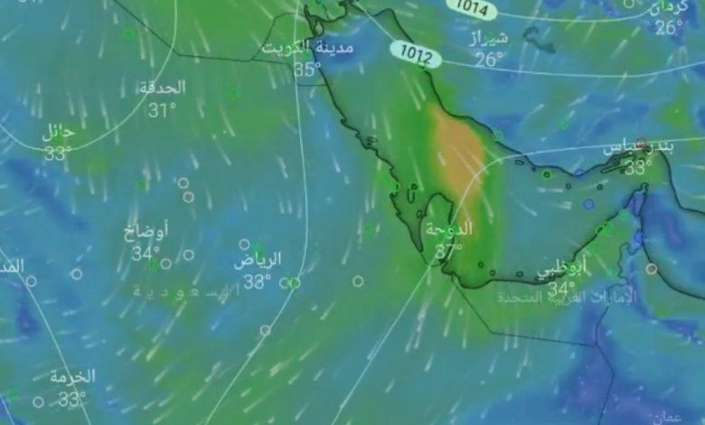 Photo of كتلة هوائية باردة نسبيا بدءاً من يوم غدٍ الاحد ستعمل على انخفاض درجات الحرارة الصغرى