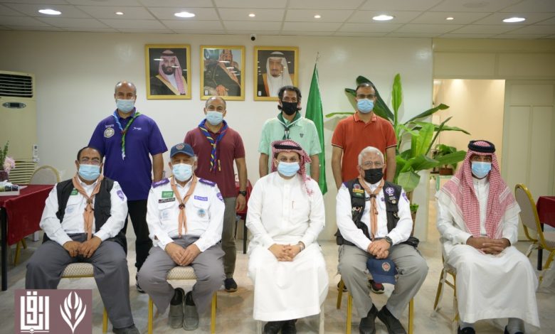 Photo of قادة فريق العمل التطوعي الكشفي في ضيافة تنمية حلة محيش