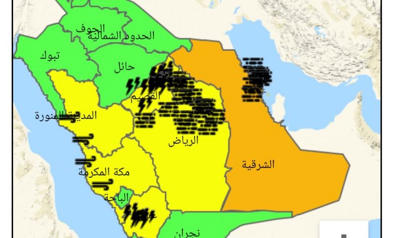 Photo of تنبيه متقدم: نشاط في الرياح السطحية وشبه انعدام في الرؤية