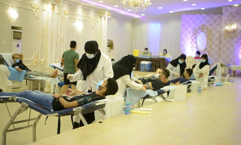 Photo of 78 متقدماً للتبرع باليوم الثاني من حملة التبرع بالدم