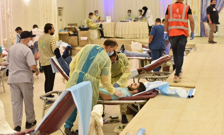 Photo of بحلة محيش ١٠٣ متقدم للتبرع و ١٠٠ في ركن اعرف ارقامك في رابع ليالي حملة التبرع بالدم “بجودك أحيا ”