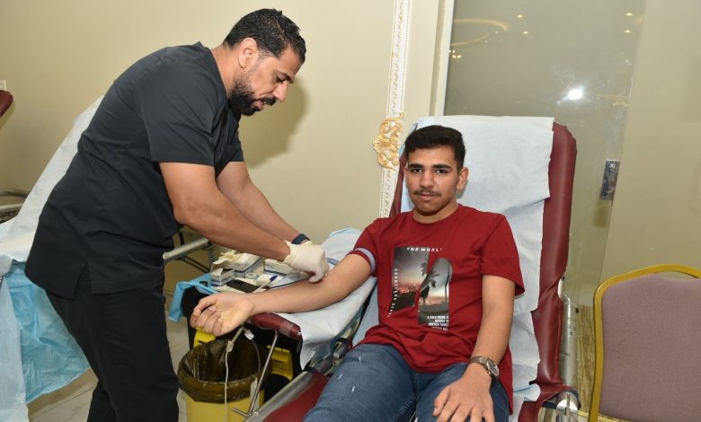 Photo of “ بجودك أحيا 6” .. 97 متقدم للتبرع بالدم في اليوم الأول
