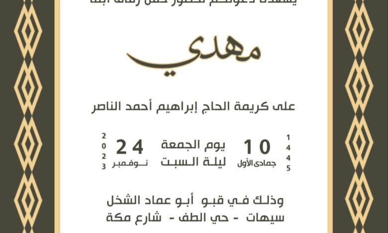 Photo of أفراح ومسرات الشخل والناصر