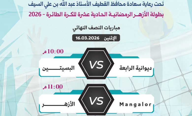 Photo of الليلة | نصف نهائي مشتعل.. مباراتان تحددان ملامح النهائي في بطولة الأزهر الرمضانية