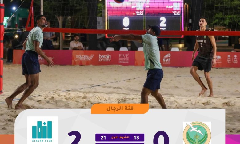 Photo of الأزهر يفرض هيبته في رمال الرياض … ثلاثة انتصارات في مباريات اليوم